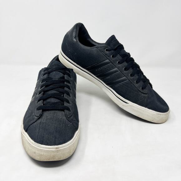 [Adidas] Cloudfoam Super Daily Core Black Casual Lace Up Sneakers Size 12 Men's - Picture 9 of 10